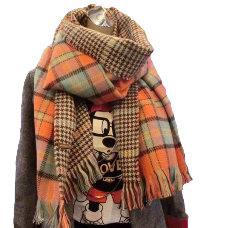 New    Autumn and Winter Thickened Shawl Warm Scarf Anti-Cashmere Student Women&#039;s Scarf Korean Style Cashmere Scarves