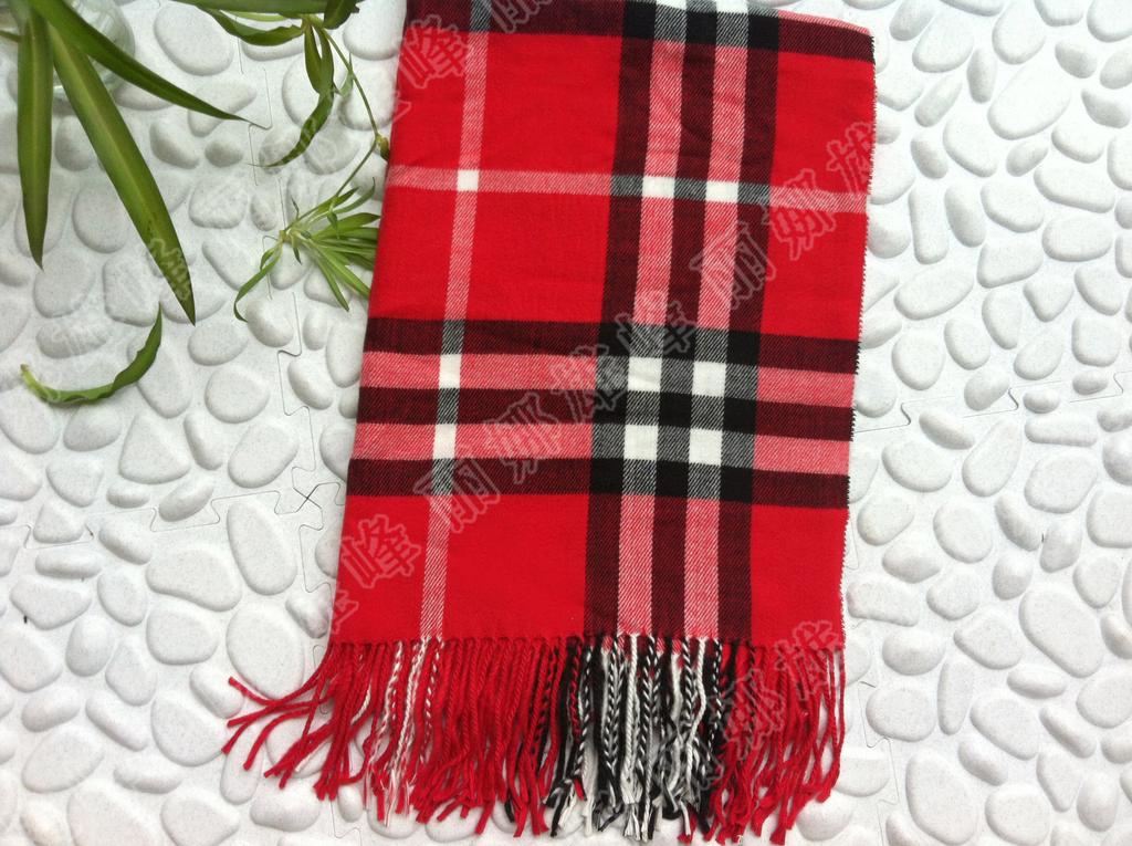 Lattice couple Ba Bage men&#039;s cashmere scarf scarves linaxiong peak scarf