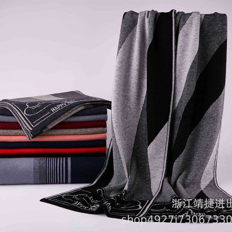 The New wool scarf in autumn and winter cashmere warm thick scarves fashion insulation manufacturers direct
