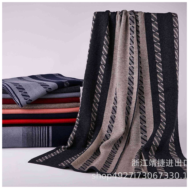 The New wool scarf in autumn and winter cashmere warm thick scarves fashion insulation manufacturers direct