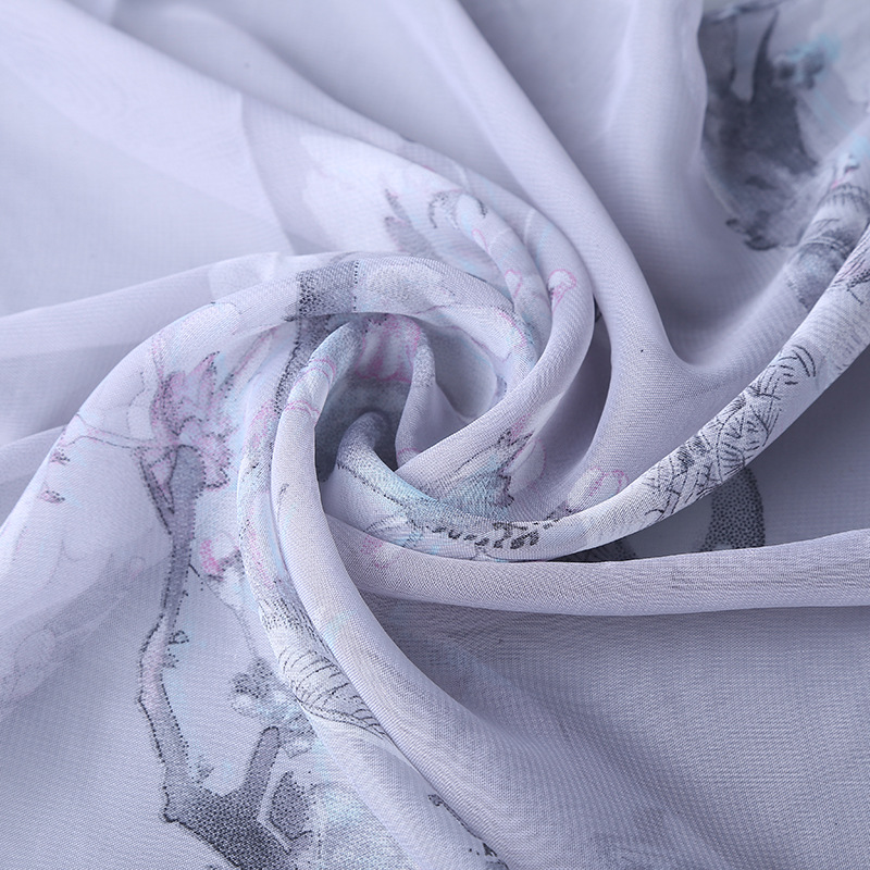 Scarf Women&#039;s Chiffon Scarf Air Conditioning Shawl Scarf Women&#039;s Beach Scarf Scarf Factory Wholesale Chiffon Scarves