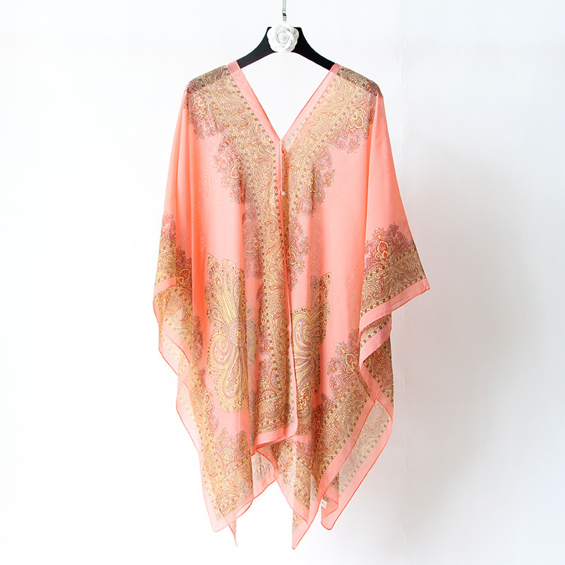 Multi-Functional Magic Chiffon Shawl Women&#039;s Sun Protection Super Long Beach Towel Scarf All-Matching Chiffon Scarves