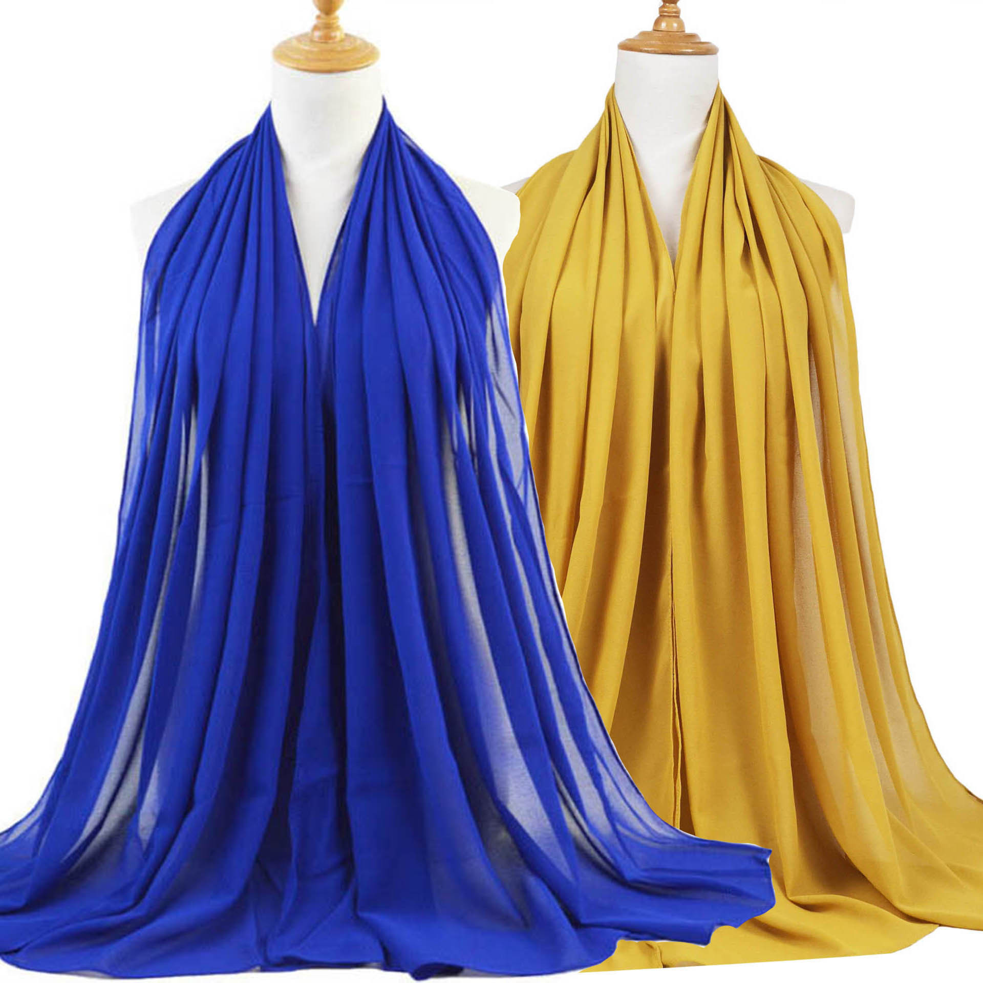 Pearl Chiffon Bubble Monochrome Bubble Towel Scarf Fashion Scarf Women&#039;s Soft Scarf Long Scarf Scarf Chiffon Scarves