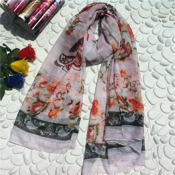 Korean vintage chiffon Double Joker scarves Joker suit summer scarf scarves