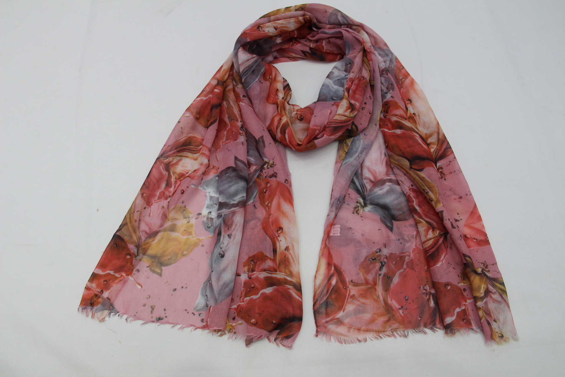 New Bohemian Color Printed Scarf Travel Photo Scarf Retro Cotton and Linen Long Scarves Shawl Female