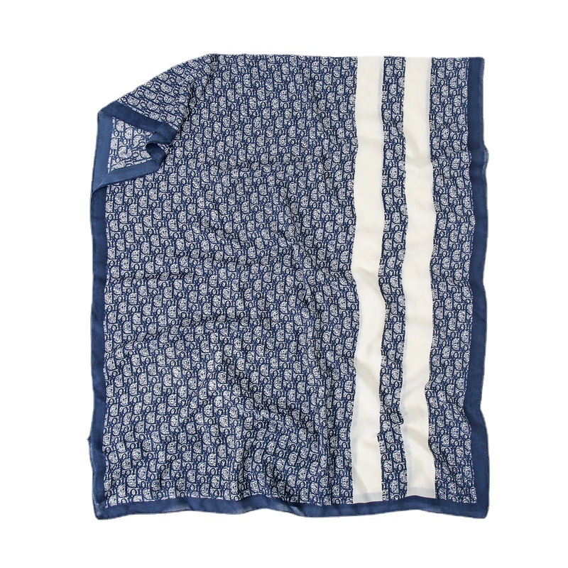 2021 Cotton and Linen Scarf Women&#039;s European and American Elegant New All-Matching Warm Letters Cotton Linen Scarves