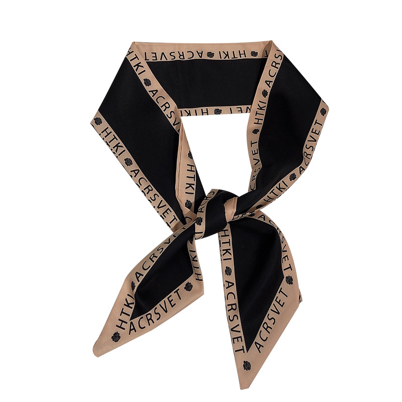 New Korean Style Thin Long Scarves Women &#039;S Ins Style Gentle And Elegant Tied Hair Ribbon French Style Retro Hair Band One Piece Dropshipping