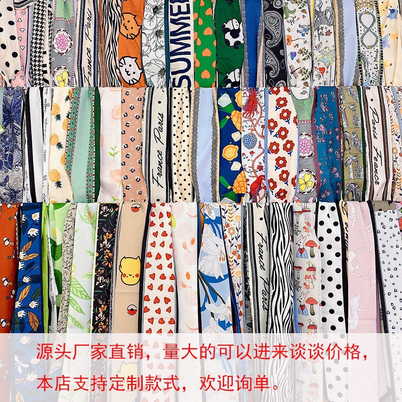 Super Fairy Letter Bow Long Scarves Hair Band Female Tie Hair Summer Ribbon Ponytail Mori Style Headband 2021new Fashion