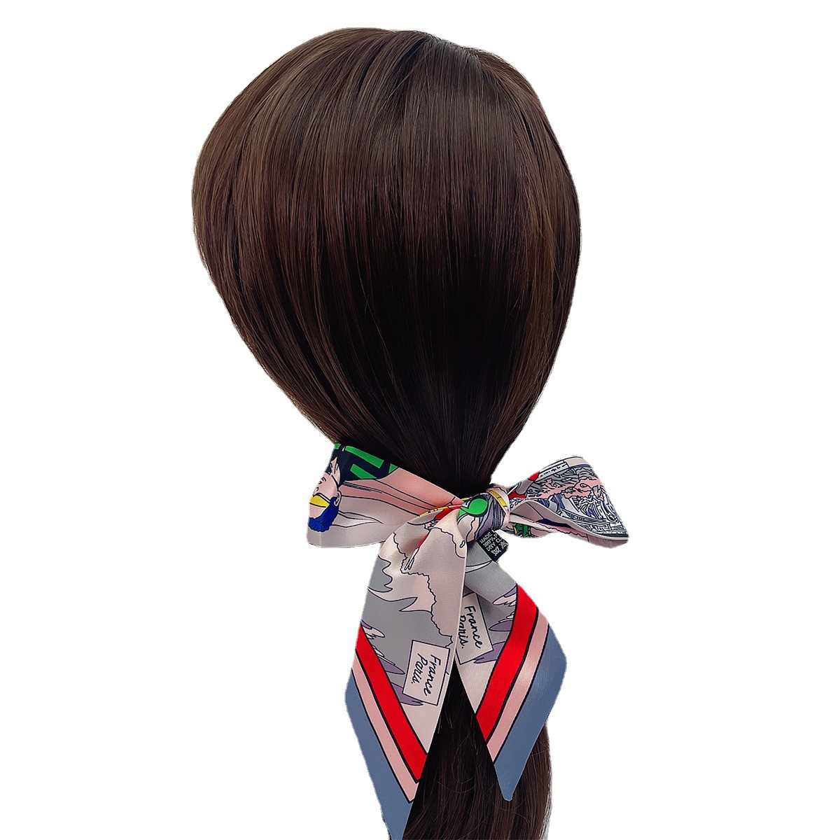 Ribbon Scarves Scarf Hair Band Ribbon Handbag Handle Wrap Thin Small Scarf Headscarf Hair Accessories Hair Generation