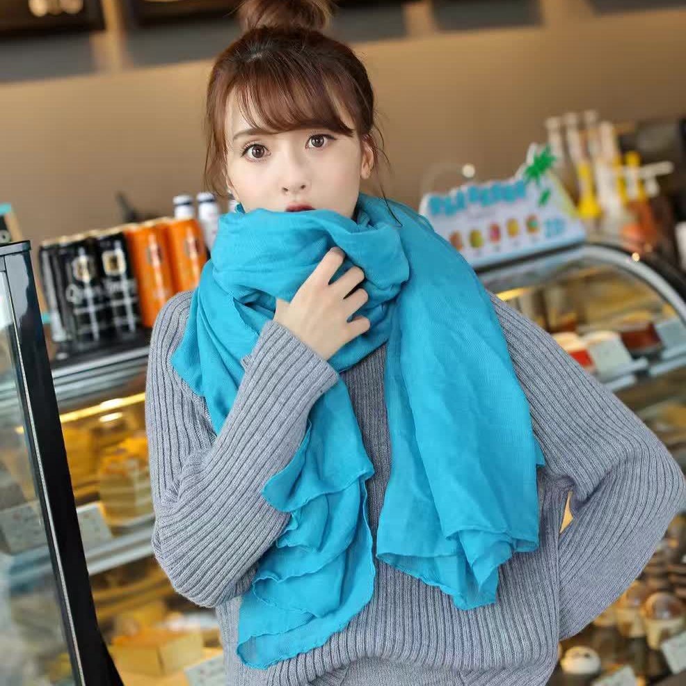 Cotton Linen Scarves Scarf Versatile Stylish Beach Silk Scarf Foreign Trade Original Single Shawl Hot Product