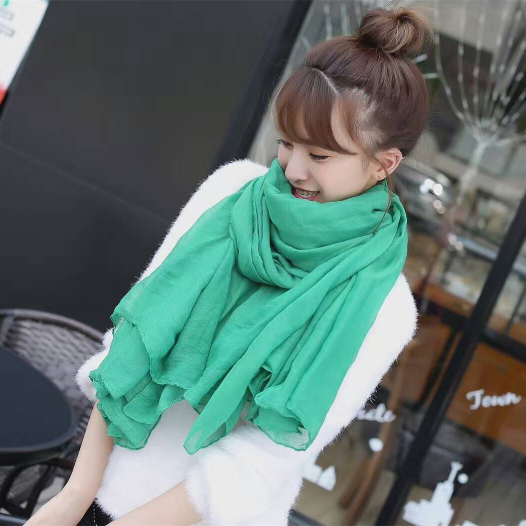 Cotton Linen Scarves Scarf Versatile Stylish Beach Silk Scarf Foreign Trade Original Single Shawl Hot Product