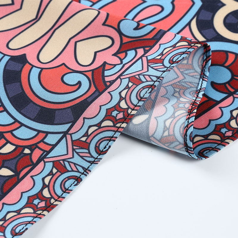 Silk Scarf Logo Artificial Silk Digital Printed Small Square Scarf Long Ribbon Enterprise Gift Scarf Silk Scarves