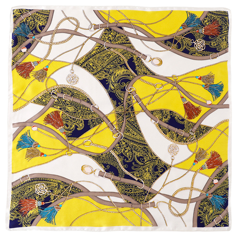 l Silk Scarf for Women Hangzhou Spring All-Matching Printed Silk Small Scarf Mulberry Silk Scarf Wholesale Silk Scarves