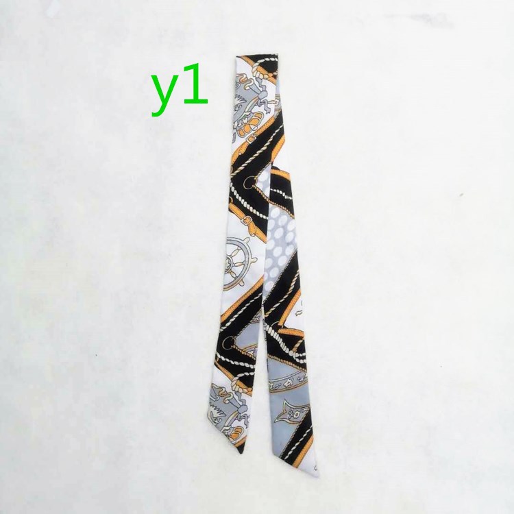 New Scarves Tie Wrapped Bag Handle Small Long Silk Scarf Women&#039;s Ribbon Scarves