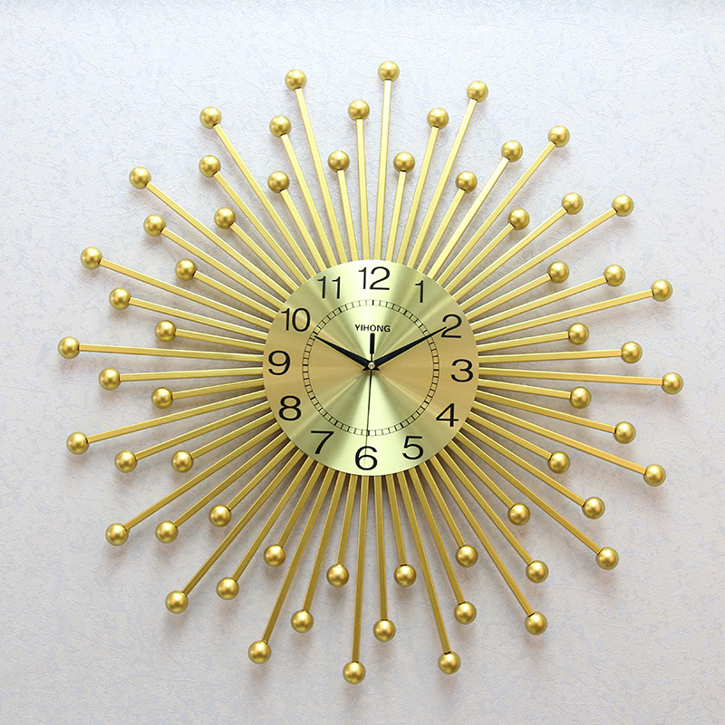 American Clock Wall Clock Living Room Modern Simple and Light Luxury Clock Creative Home Fashion Pocket Watch Atmospheric Nordic Wall Clock