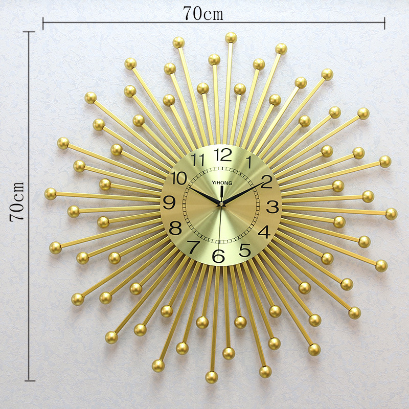 American Clock Wall Clock Living Room Modern Simple and Light Luxury Clock Creative Home Fashion Pocket Watch Atmospheric Nordic Wall Clock