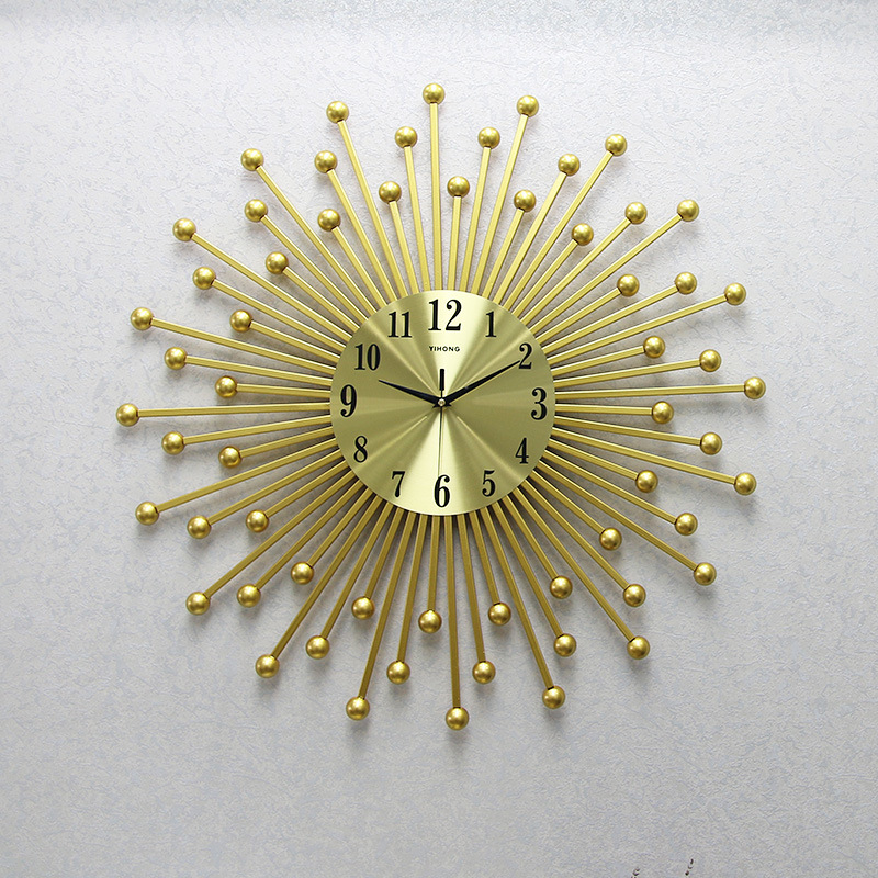 American Clock Wall Clock Living Room Modern Simple and Light Luxury Clock Creative Home Fashion Pocket Watch Atmospheric Nordic Wall Clock