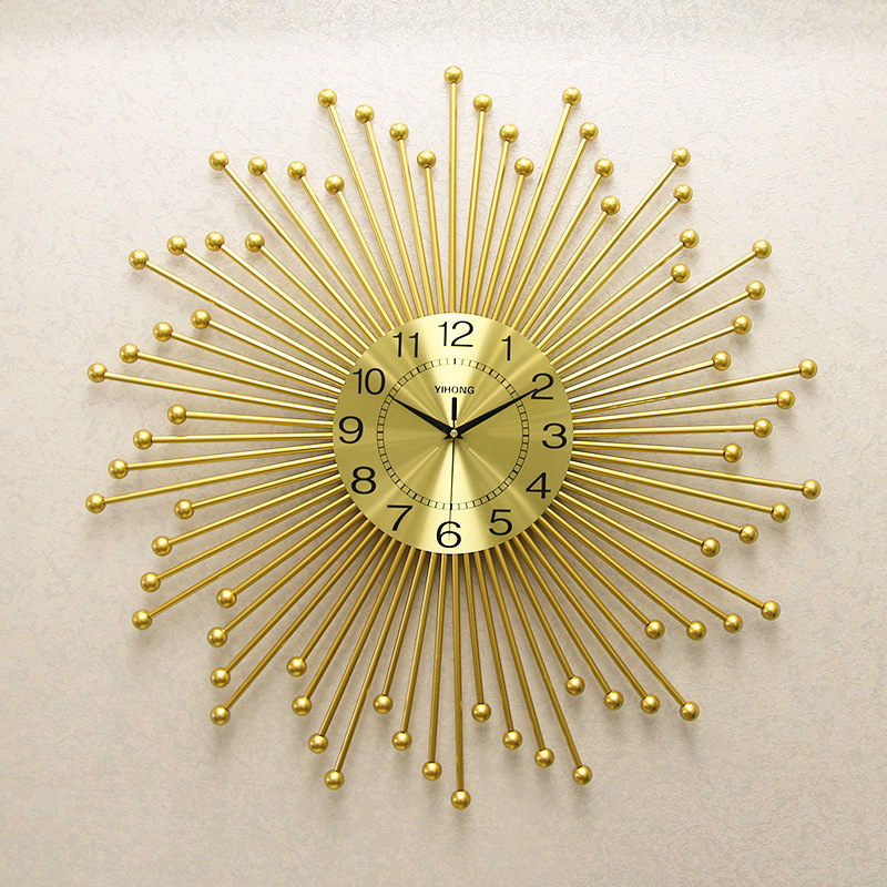American Clock Wall Clock Living Room Modern Simple and Light Luxury Clock Creative Home Fashion Pocket Watch Atmospheric Nordic Wall Clock