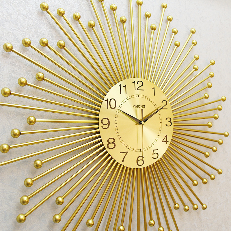 American Clock Wall Clock Living Room Modern Simple and Light Luxury Clock Creative Home Fashion Pocket Watch Atmospheric Nordic Wall Clock