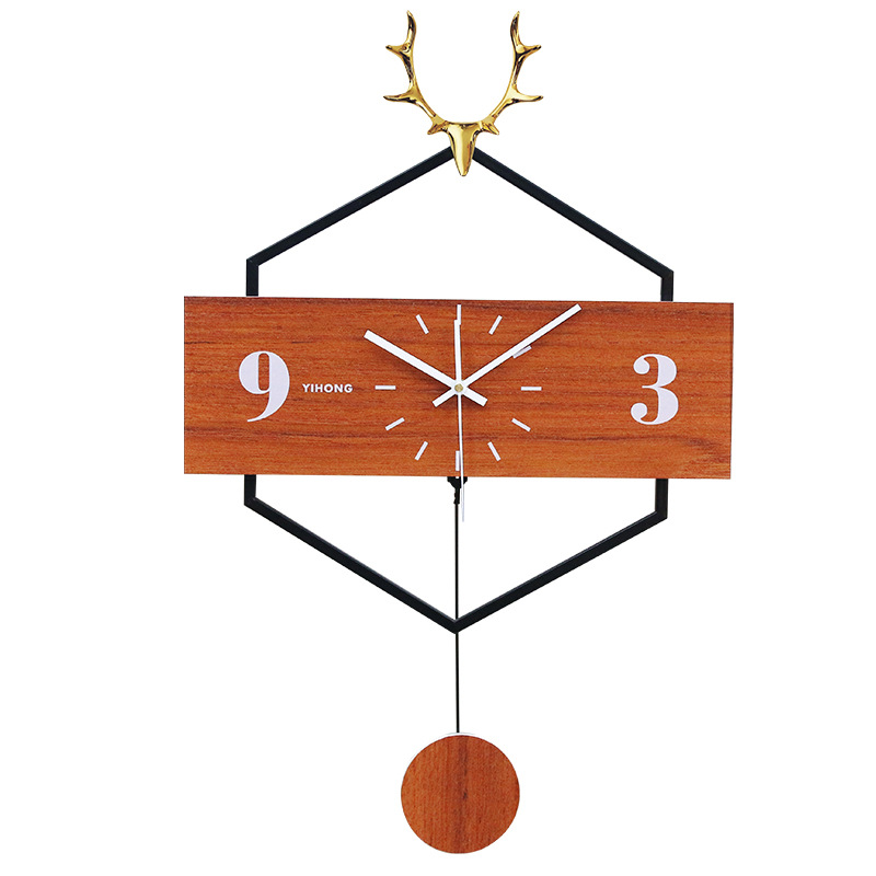American Clock Wall Clock Living Room Modern Minimalist Clock Creative Home Fashion Pocket Watch Atmospheric Nordic Wall Clock