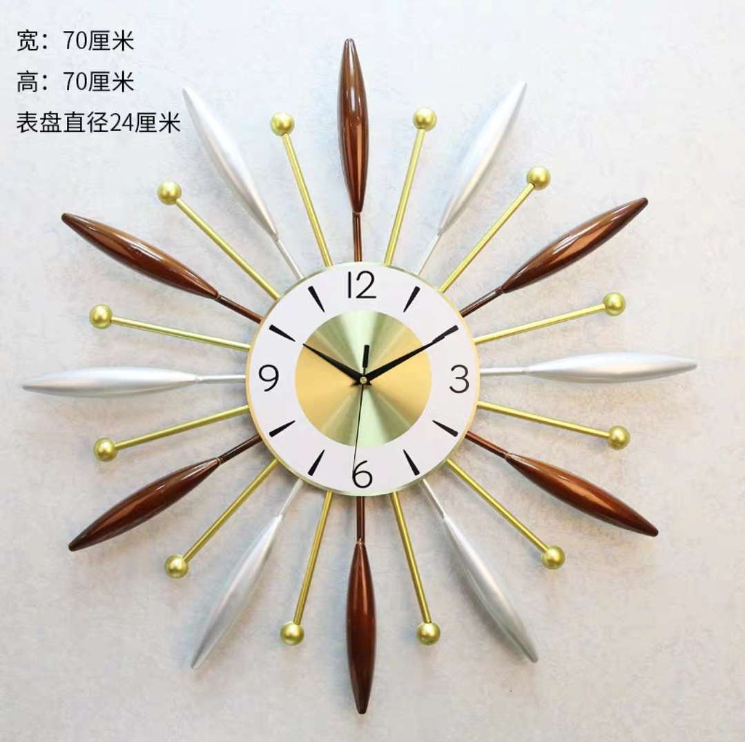 Yihong Living Room Modern Wall Clock Home Personality Atmosphere Pocket Watch Fashion Nordic Clock Minimalist Creative Noiseless Clock