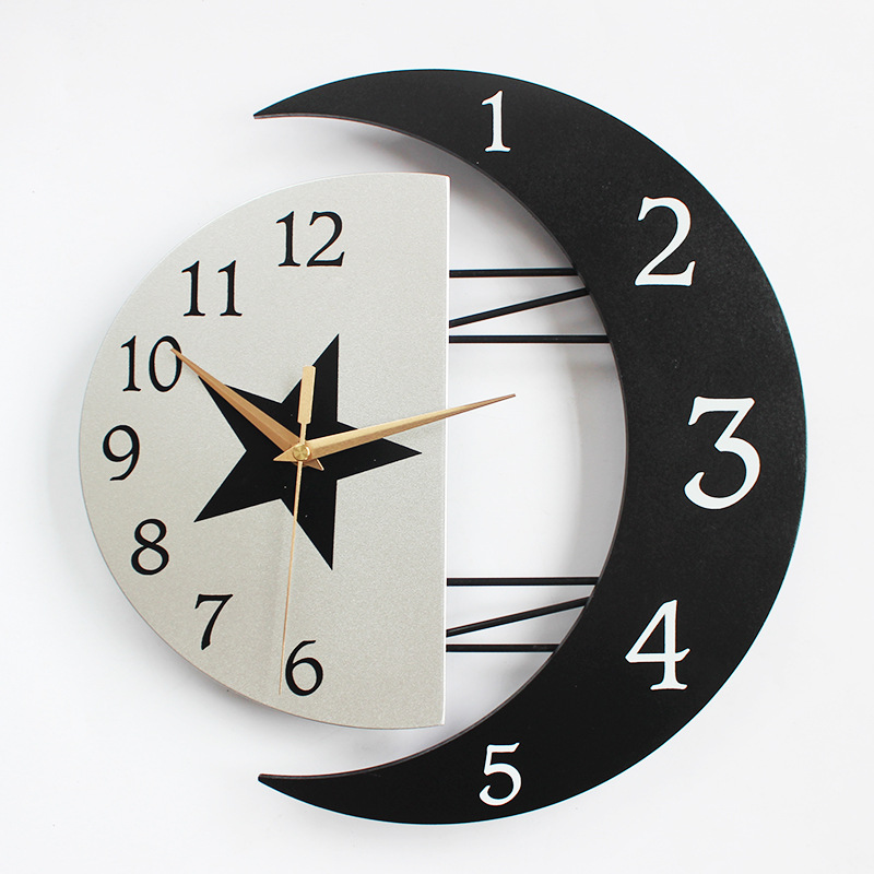 American Clock Wall Clock Living Room Modern Simple and Light Luxury Clock Creative Home Fashion Pocket Watch Atmospheric Nordic Wall Clock