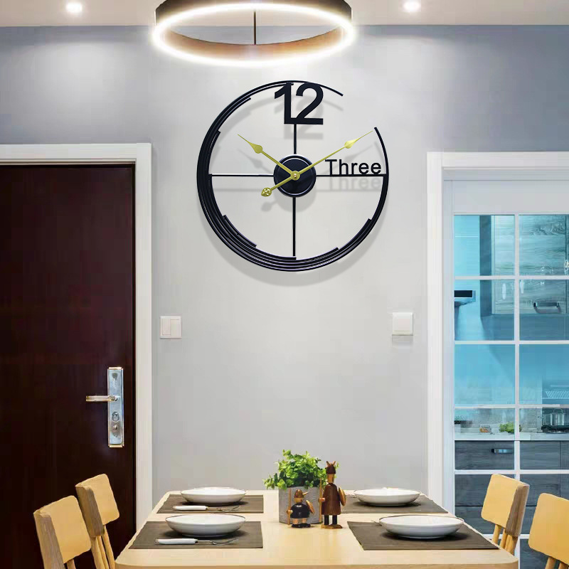 American Clock Wall Clock Living Room Modern Minimalist Clock Creative Home Fashion Pocket Watch Atmospheric Nordic Wall Clock