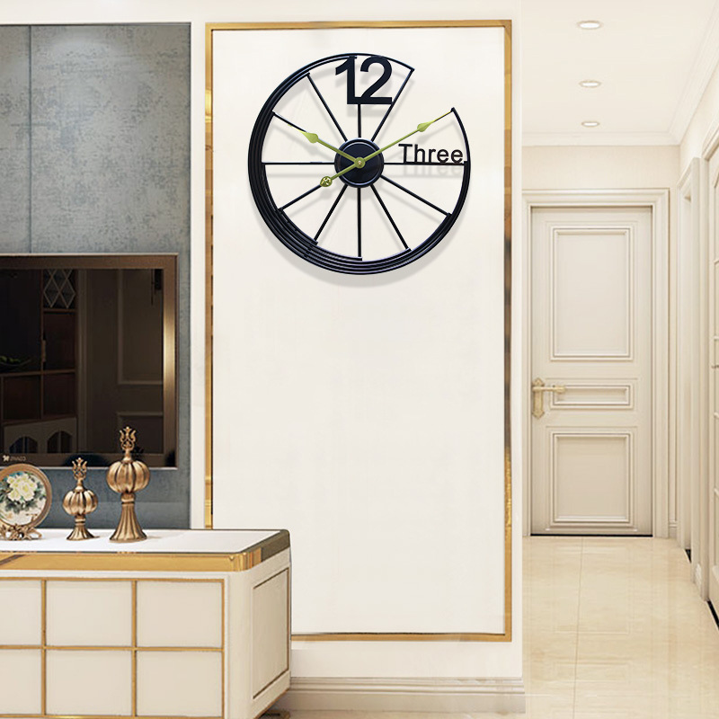 American Clock Wall Clock Living Room Modern Minimalist Clock Creative Home Fashion Pocket Watch Atmospheric Nordic Wall Clock
