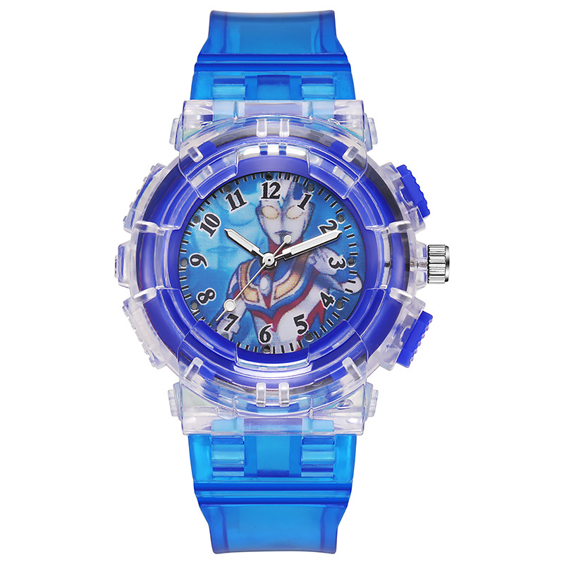 Glow Watch  Children&#039;s Watch Cartoon Animation Primary School Student Watch Electronic Sports Watch Men&#039;s Watch