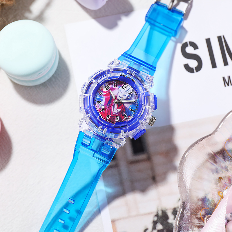 Glow Watch  Children&#039;s Watch Cartoon Animation Primary School Student Watch Electronic Sports Watch Men&#039;s Watch