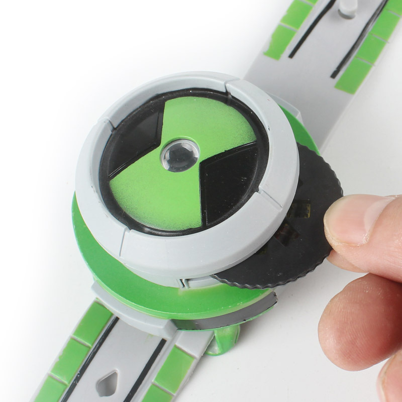 Hacker Earth Defender Ben10 Projection Watch Children Cartoon Glow Watch