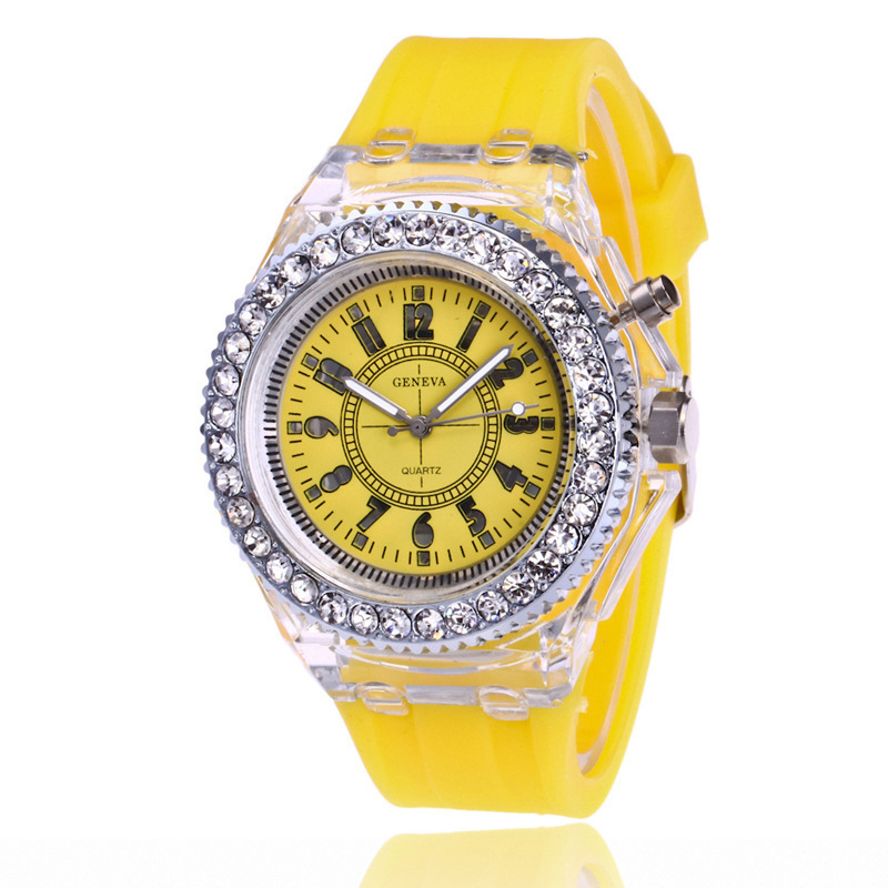 Glow Watch Watch Flashing Light Watch LED Luminous Student Children Watch Cross-Border Supply Watch Wholesale