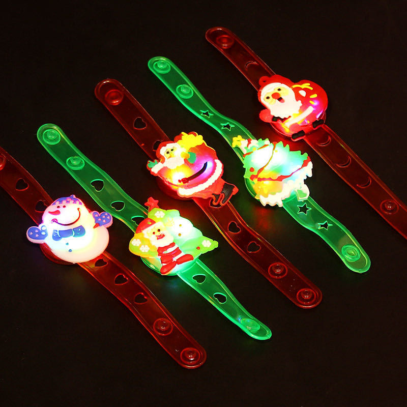 Bracelet Cartoon Creative Watch Flash Children&#039;s Gift Small Toy Stall Supply WeChat QR Code Scanning Gift Glow Watch