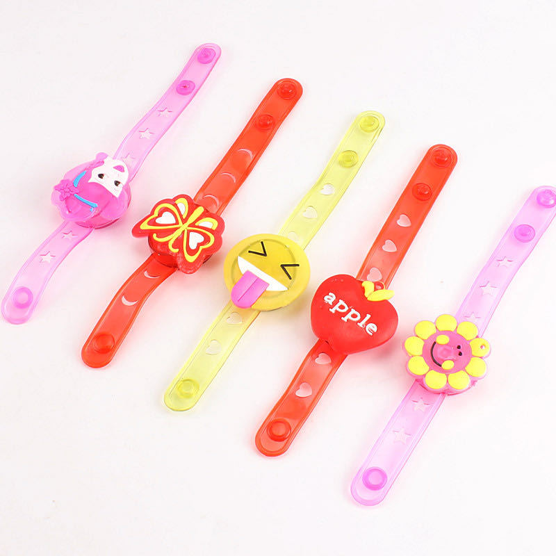 Bracelet Cartoon Creative Watch Flash Children&#039;s Gift Small Toy Stall Supply WeChat QR Code Scanning Gift Glow Watch