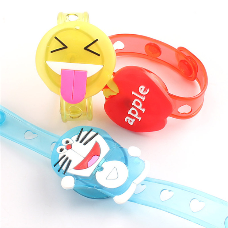 Creative Glow Cartoon Watch Strap Flash Wrist Strap Bracelet Children&#039;s Push Gift Stall Hot Selling Toys