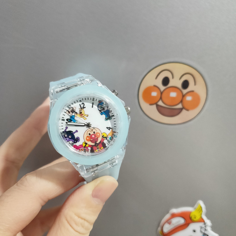Glow Watch Bread Superman Children&#039;s Watch Luminous Electronic Watch Children Boys Girls Children&#039;s Day Gift