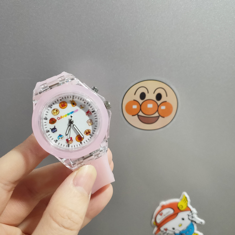 Glow Watch Bread Superman Children&#039;s Watch Luminous Electronic Watch Children Boys Girls Children&#039;s Day Gift
