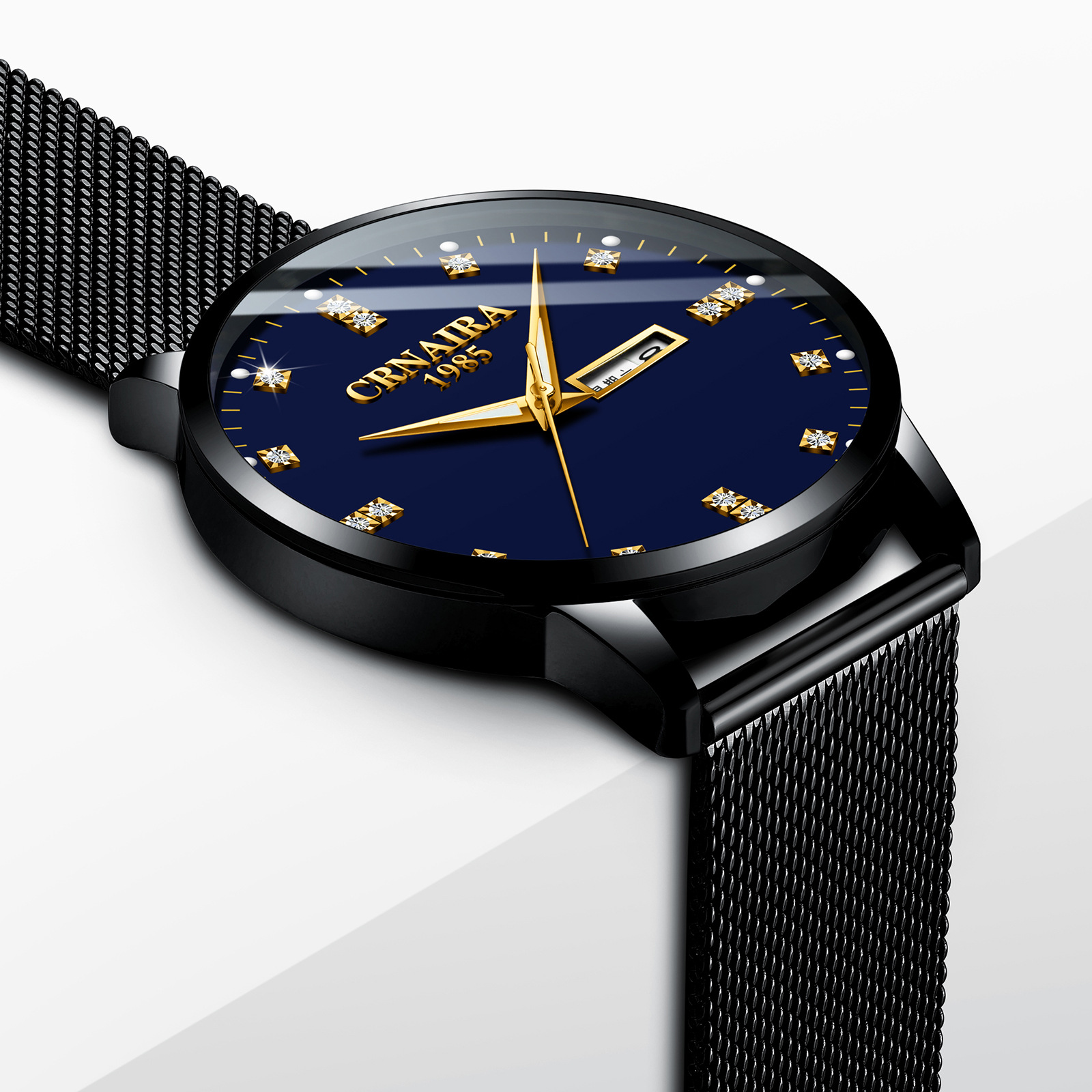 Watch Man2021 New Diamond Cross-Border Watch Men&#039;s Popular Quartz Diamond Watch