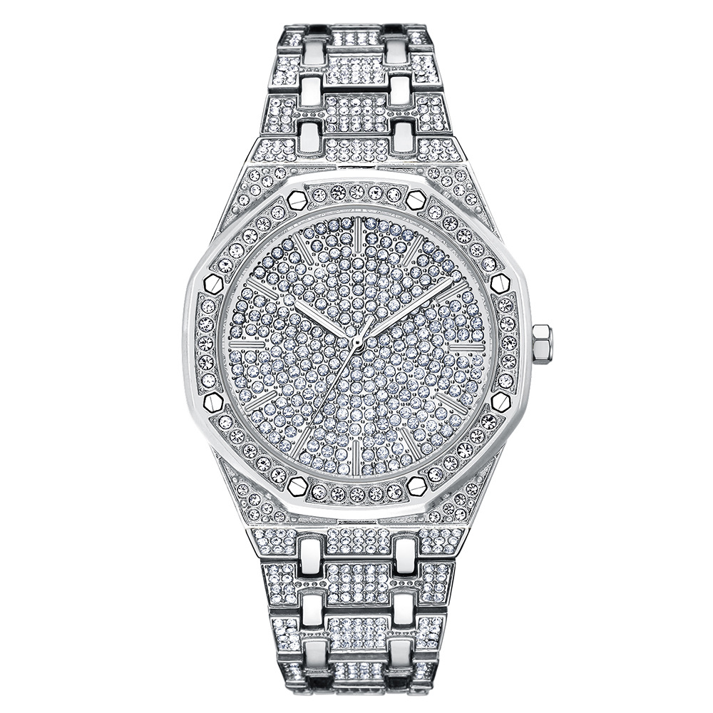 for Southeast Asia Cross-Border E-Commerce Diamond-Embedded Starry Diamond Large Dial Diamond Watch
