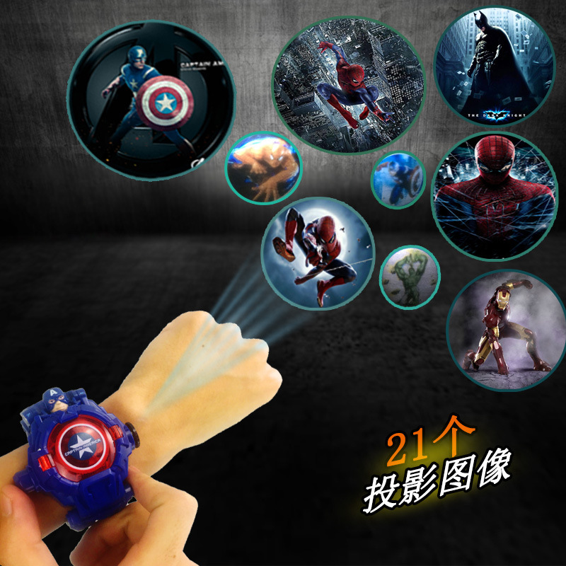 21 Projection Children&#039;s Electronic Watch Student Gift Boys and Girls Deformation Robot Diamond Model Educational Toys