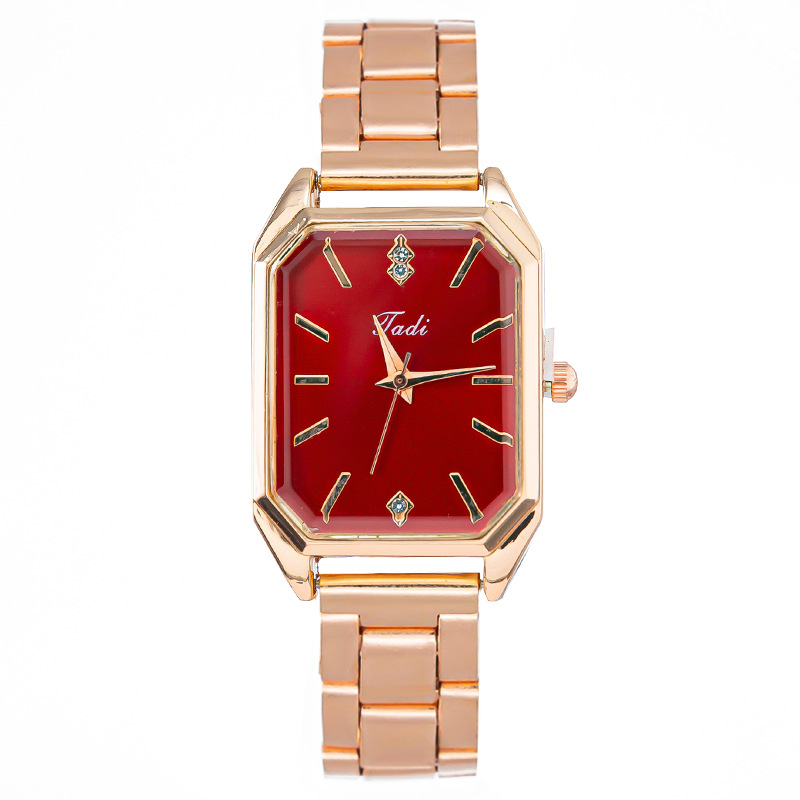 Foreign Trade Popular Style Fashion Square Diamond Women&#039;s Watch Women&#039;s Watch Steel Strap Quartz Watch Women&#039;s Watch Factory in Stock