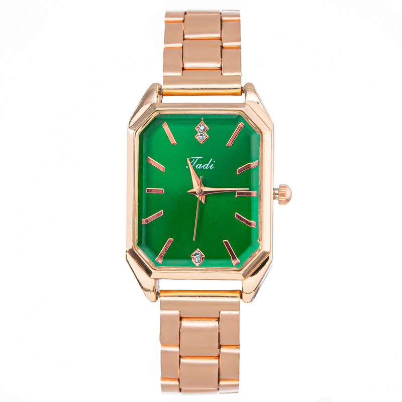 Foreign Trade Popular Style Fashion Square Diamond Women&#039;s Watch Women&#039;s Watch Steel Strap Quartz Watch Women&#039;s Watch Factory in Stock