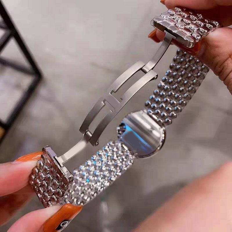 Factory Direct Supply Card Home Fashion Diamond Bracelet Quartz Watch Diamond Watch