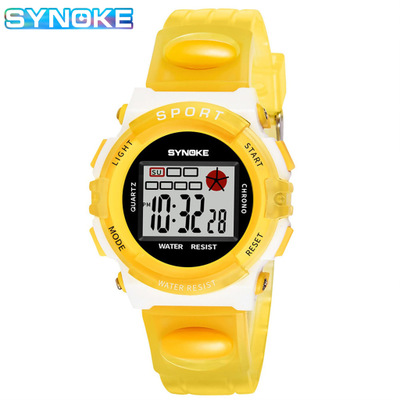 Trendy Fashion Electronic Watch Children&#039;s Watch Multifunctional Digital Display Luminous Student Electronic Watch Waterproof Watch