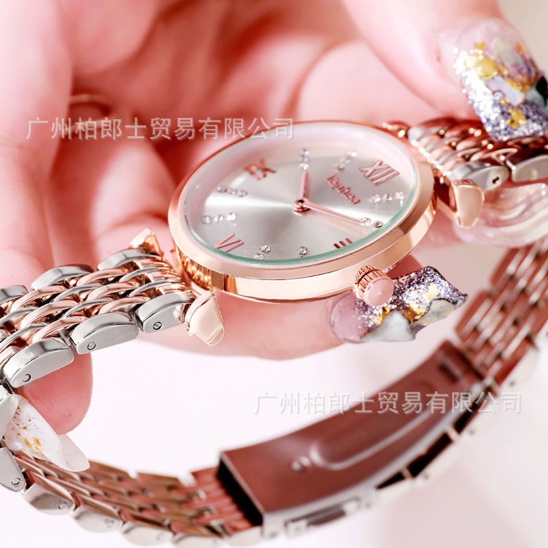 Hot Sale TikTok Same Style Internet Celebrity Waterproof Watch Gypsophila Watch Women&#039;s Diamond Alloy Strap Women&#039;s Quartz Watch
