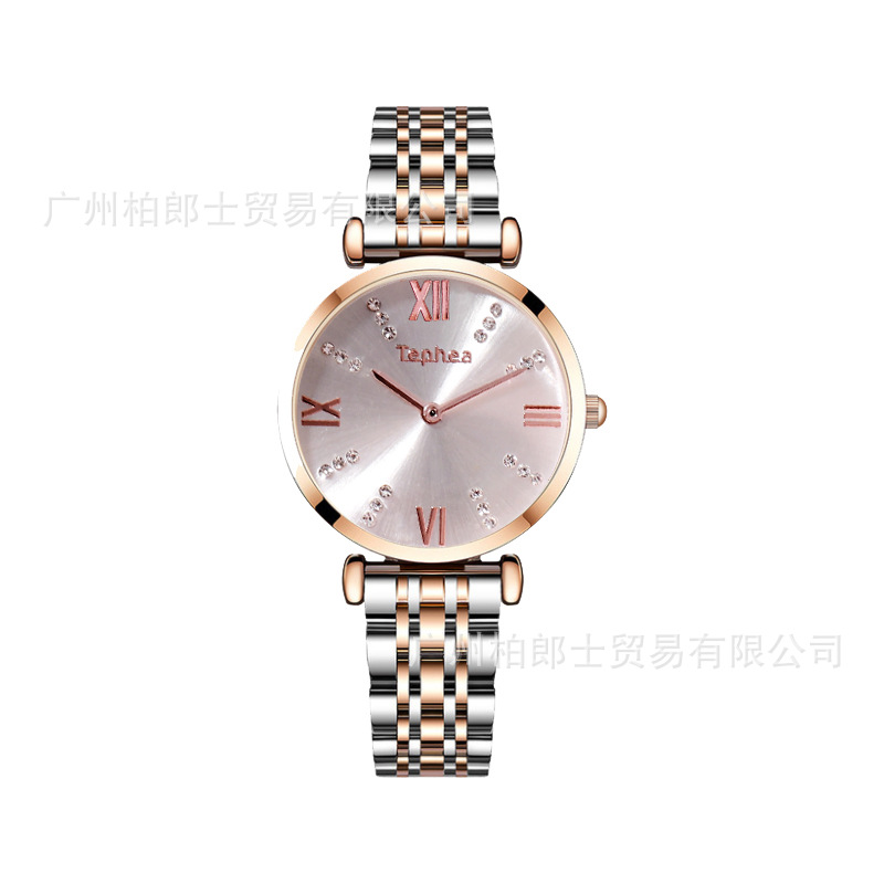 Hot Sale TikTok Same Style Internet Celebrity Waterproof Watch Gypsophila Watch Women&#039;s Diamond Alloy Strap Women&#039;s Quartz Watch