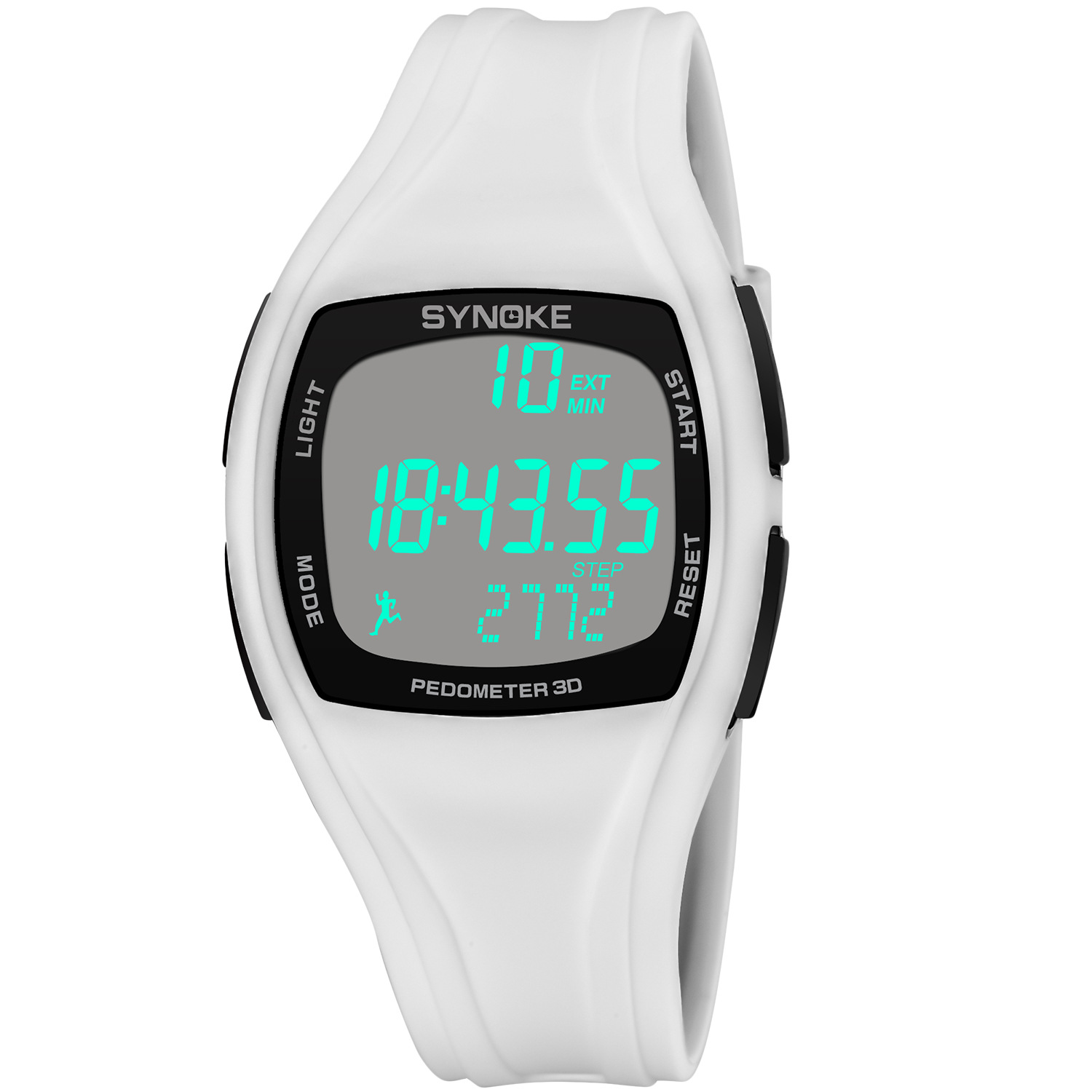 Synoke Sports Time Record Waterproof Watch 3D Step Counting Sports Watch Male Student Multi-Function Electronic Watch