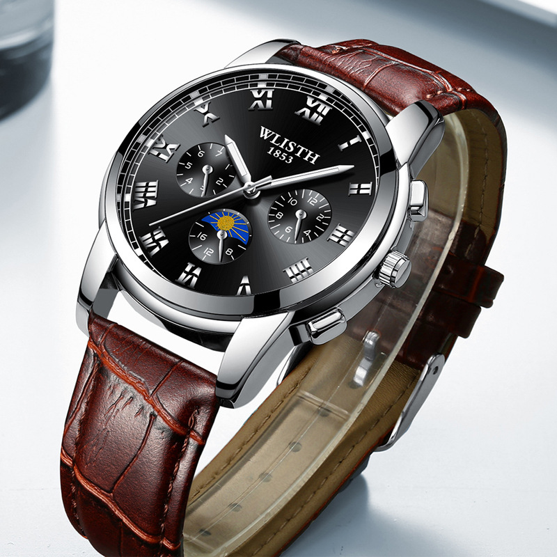 Walishi New Steel Belt Business Waterproof Watch Men&#039;s Fashion Luminous Watch Factory Quartz Watch Wholesale