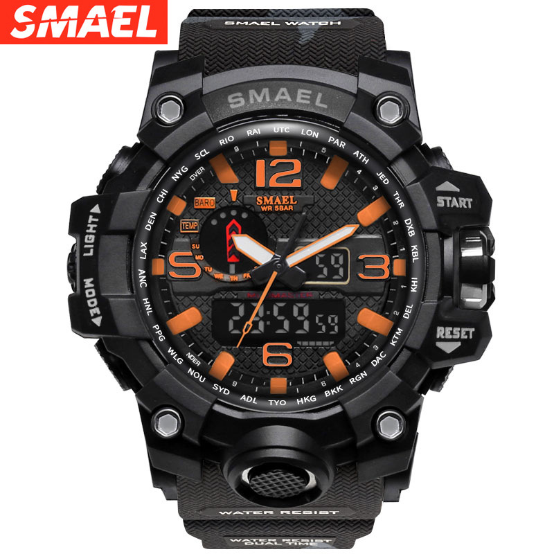 SMAEL Smael Camouflage Special Forces Cool Trendy Waterproof Watch Outdoor Sports Multifunctional Watch