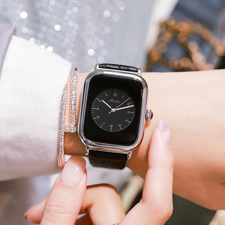 Meibin Meibin Brand Women&#039;s Watch New Fashion Square Trend Leather Belt Quartz Waterproof Watch 1535